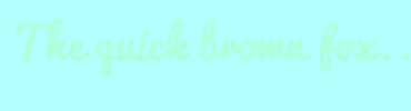 Image with Font Color B1FFD8 and Background Color B1FFFF